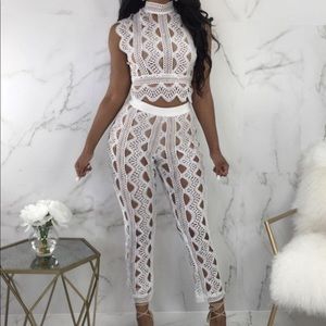 2 piece crotchet set